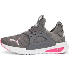Buty Puma Softride Enzo Evo Logo Cool Dark Gray-ra, Kobiety. Szare obuwie sportowe damskie Puma, z materiału, bez zapięcia, trekkingowe. Za 309.00 zł.
