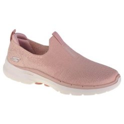 Buty sportowe Sneakersy damskie, Skechers Go Walk 6. Czerwone obuwie sportowe casual damskie Skechers, trekkingowe. Za 199.99 zł.