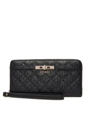 Guess Portfel Idra Slg SWGG81 57146 Czarny. Czarne portfele damskie Guess, z aplikacjami, ze skóry. Za 249.99 zł.