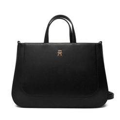 Torebka Tommy Hilfiger. Czarne torebki klasyczne damskie Tommy Hilfiger, bez dodatków. Za 699.99 zł.