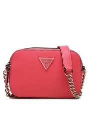 Guess Torebka Noelle HWZG78 79140 Różowy. Czerwone listonoszki damskie Guess, z aplikacjami, ze skóry, bez dodatków. Za 459.99 zł.