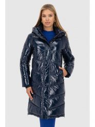 Alife and kickin Kurtka zimowa "LolaniAK" w kolorze granatowym rozmiar: XL. Niebieskie kurtki damskie Alife and Kickin, na zimę, xl, bez wzorów, z puchu, bez kaptura. Za 458.45 zł.