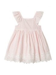 NAME IT Sukienka letnia 13227302 Różowy Regular Fit. Czerwone sukienki dziewczęce Name it, bez wzorów, z bawełny, bez ramiączek, proste. Za 99.99 zł.