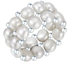 Valero Pearls Pierścionek z perłą srebro wysokiej próby Perła hodowlana słodkowodna srebrny Pierścionki 1 ct Damski. Szare pierścionki damskie Valero Pearls, z perłą, srebrne. Za 169.99 zł.