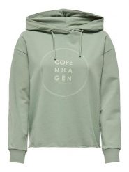 JDY Bluza w kolorze zielonym rozmiar: XL. Zielone bluzy damskie JDY, xl, bez wzorów, z bawełny, z kapturem. Za 109.78 zł.