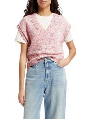 Scotch & Soda Bezrękawnik w kolorze jasnoróżowo-niebieskim rozmiar: L. Różowe kamizelki damskie Scotch & Soda, l, bez wzorów, bez kaptura. Za 153.71 zł.