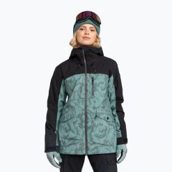 Kurtka snowboardowa damska ROXY Stated. Zielone kurtki damskie Roxy, s, bez wzorów, z materiału, bez kaptura. Za 1,356.50 zł.