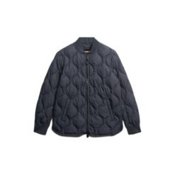 Damska kurtka puchowa Superdry. Brązowe kurtki damskie Superdry, bez wzorów, z puchu, bez kaptura. W wyprzedaży za 379.50 zł.