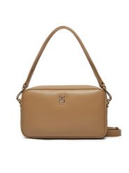 Tommy Hilfiger Torebka AW0AW16894 Beżowy. Brązowe torebki klasyczne damskie Tommy Hilfiger, ze skóry, bez dodatków. Za 309.99 zł.