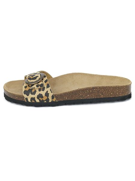 BABUNKERS Family Klapki w kolorze brązowo-beżowym rozmiar: 41. Brązowe klapki damskie BABUNKERS Family, bez wzorów, z otwartym noskiem, bez obcasa, bez zapięcia. Za 109.78 zł.