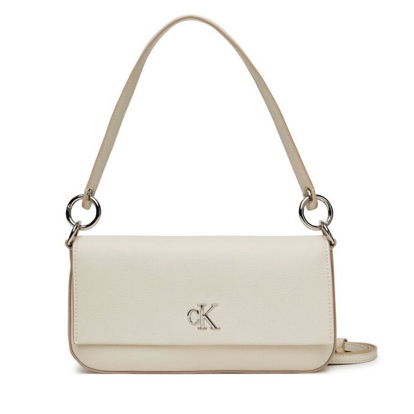 Torebka Calvin Klein Jeans. Białe torebki klasyczne damskie Calvin Klein Jeans, z jeansu, bez dodatków. Za 249.99 zł.