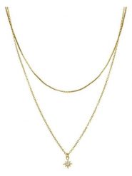 Luxenter Naszyjnik z zawieszką rozmiar: onesize. Żółte naszyjniki damskie Luxenter, z cyrkonią, srebrne. Za 126.99 zł.