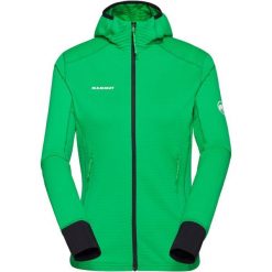 Bluza trekkingowa damska Mammut Taiss Light ML Hooded Jacket. Czarne bluzy damskie Mammut, bez wzorów, z kapturem. Za 590.38 zł.