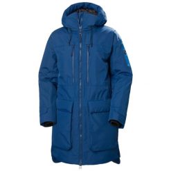 Parka damska Helly Hansen Maud. Niebieskie parki damskie Helly Hansen, na zimę, bez kaptura. W wyprzedaży za 1,230.90 zł.