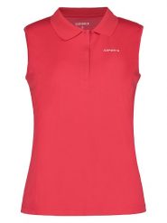 Icepeak Funkcyjna koszulka polo w kolorze czerwonym rozmiar: M. Czerwone koszulki damskie Icepeak, m, bez wzorów, bez kołnierzyka, bez ramiączek. Za 74.63 zł.