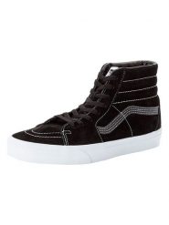 Vans Skórzane sneakersy "SK8 Hi" w kolorze czarnym rozmiar: 41. Czarne obuwie sportowe damskie Vans, za kostkę, bez zapięcia. Za 227.85 zł.