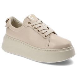 Beżowe Sneakersy Chebello Wygodne Obuwie Damskie. Brązowe obuwie sportowe damskie CheBello, na wiosnę, ze skóry, bez zapięcia, trekkingowe. Za 559.00 zł.