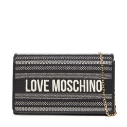 Torebka LOVE MOSCHINO. Czarne torebki wieczorowe damskie Love Moschino, bez wzorów, bez dodatków. Za 339.99 zł.