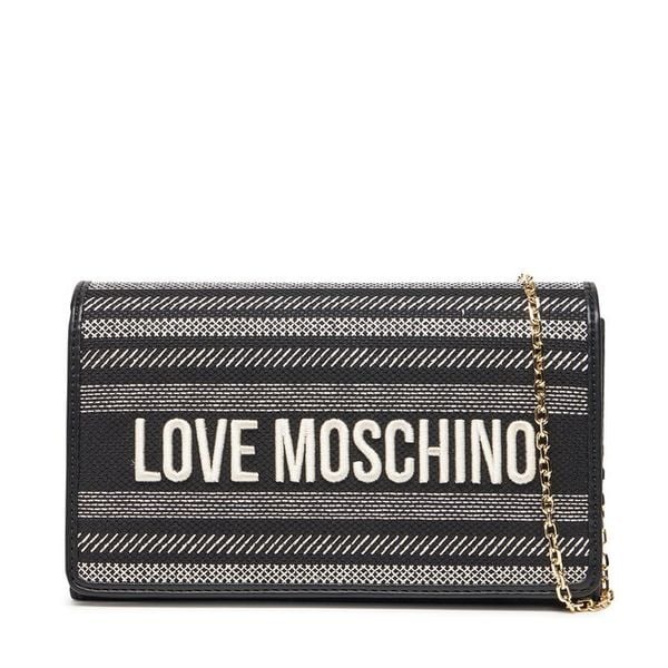 Torebka LOVE MOSCHINO. Czarne torebki wieczorowe damskie Love Moschino, bez wzorów, bez dodatków. Za 339.99 zł.