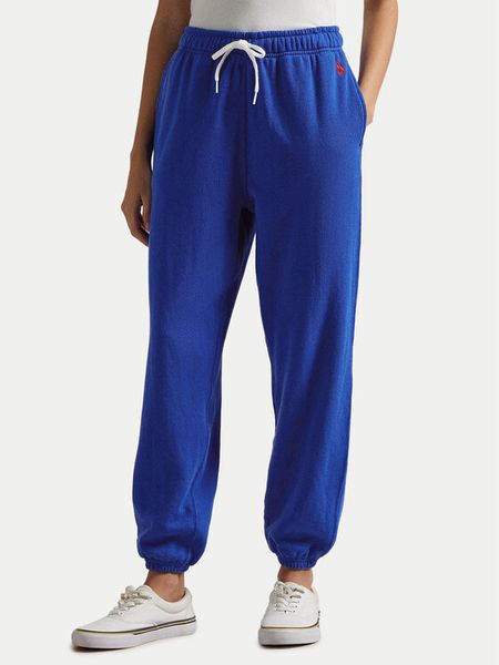 Polo Ralph Lauren Spodnie dresowe 211935585013 Niebieski Regular Fit. Niebieskie spodnie dresowe damskie Polo Ralph Lauren, xl, bez wzorów, z bawełny. Za 629.99 zł.
