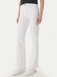 DKNY Jeansy DJ4M4005 Biały Flare Fit. Białe jeansy damskie DKNY. Za 439.99 zł.