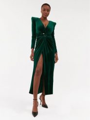 Babylon Sukienka wieczorowa T_S00839 Zielony Regular Fit. Zielone sukienki damskie Babylon, bez wzorów, z syntetyku, wizytowe, bez ramiączek. Za 2,169.00 zł.