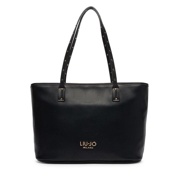 Torebka Liu Jo. Czarne shopper bag Liu Jo, bez dodatków. Za 499.99 zł.