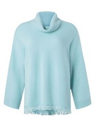 Maerz Muenchen Wełniany golf w kolorze błękitnym rozmiar: 42. Niebieskie golfy damskie Maerz Muenchen, bez wzorów, z wełny, bez ramiączek. Za 404.99 zł.