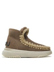 Mou Śniegowce Eskimo Jogger Glitter Logo FW421001A Brązowy. Brązowe śniegowce damskie Mou, ze skóry. Za 1,199.00 zł.