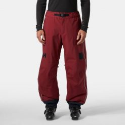 Spodnie narciarskie Helly Hansen ULLR D 2.0. Czerwone spodnie sportowe damskie Helly Hansen, na zimę, bez wzorów, narciarskie. Za 921.50 zł.
