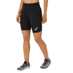 Spodenki sportowe damskie ASICS Fujitrail Sprinter Short. Czarne spodenki sportowe damskie Asics, s, bez wzorów, z elastanu, do biegania. Za 300.85 zł.