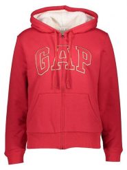 GAP Bluza w kolorze czerwonym rozmiar: M. Czerwone bluzy damskie GAP, m, bez wzorów, bez kaptura. Za 189.95 zł.
