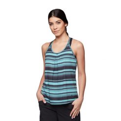 Koszulka trekkingowa damska Black Diamond Integrale Tank. Niebieskie bluzki damskie Black Diamond, s, bez wzorów, bez kołnierzyka, bez ramiączek. Za 233.00 zł.