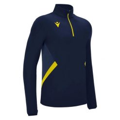 Bluza rozpinana 1/4 Macron Piave. Niebieskie bluzy damskie Macron, m, bez wzorów, z nylonu, bez kaptura. Za 177.00 zł.