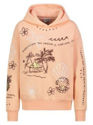 Sublevel Bluza w kolorze pomarańczowym rozmiar: M. Pomarańczowe bluzy damskie Sublevel, m, bez wzorów, z kapturem. Za 113.99 zł.