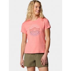 Koszulka szybkoschnąca damska Columbia Sloan Ridge Graphic SS Tee. Czerwone koszulki damskie Columbia, l, bez wzorów, bez kołnierzyka, bez ramiączek. Za 139.99 zł.