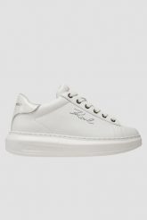 KARL LAGERFELD Białe sneakersy damskie KAPRI Rhinestone Karl Trim, Rozmiar 40. Białe obuwie sportowe damskie KARL LAGERFELD, bez zapięcia. W wyprzedaży za 579.99 zł.
