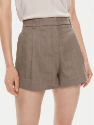MAX&Co. Szorty materiałowe Elmi 2416141014200 Brązowy Regular Fit. Brązowe szorty damskie MAX&Co., bez wzorów, z bawełny. Za 679.99 zł.