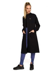 Made of emotion Bluza w kolorze czarnym rozmiar: S. Czarne bluzy damskie Made Of Emotion, s, bez wzorów, bez kaptura. Za 165.71 zł.