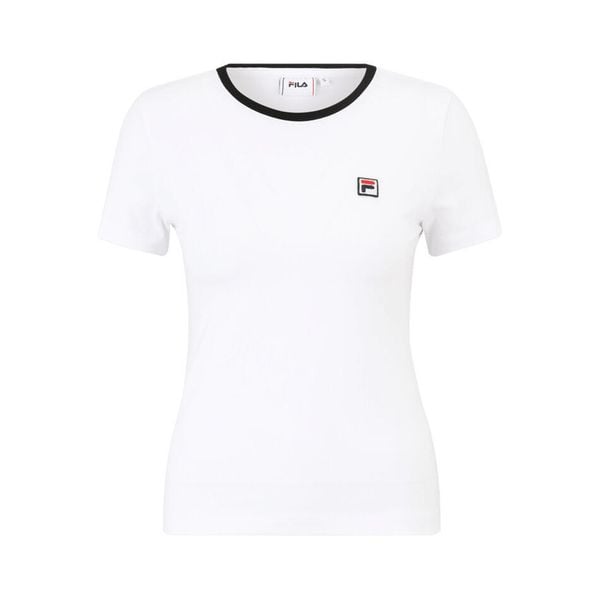 Slim fit T-shirt damski Fila Lectoure. Białe koszulki sportowe damskie Fila, bez wzorów, bez ramiączek. Za 158.50 zł.