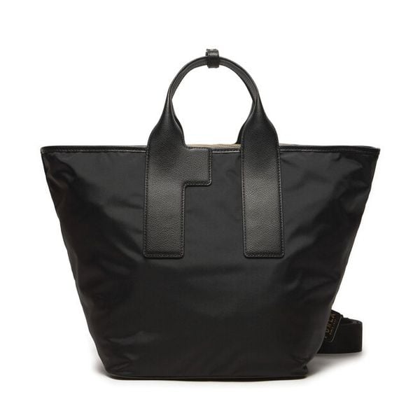 Torebka Furla. Czarne shopper bag Furla, bez dodatków. Za 1,299.00 zł.