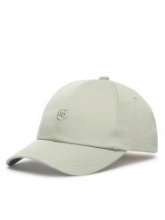 BOSS Czapka z daszkiem Ari B Icon 50567665 Zielony ciemny. Zielone czapki z daszkiem damskie Boss, bez wzorów, z bawełny. Za 169.99 zł.