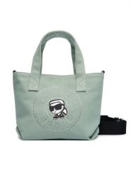 KARL LAGERFELD Torebka B2W50074 Zielony. Zielone torebki klasyczne damskie KARL LAGERFELD, z materiału, bez dodatków. Za 339.99 zł.