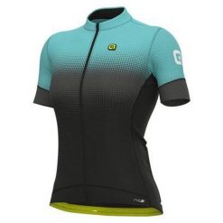 Koszulka rowerowa damska Alé Gradient. Niebieskie koszulki damskie ALÉ CYCLING, l, bez wzorów, bez kołnierzyka, bez ramiączek. W wyprzedaży za 426.00 zł.