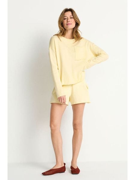 Rich & Royal Bluza w kolorze żółtym rozmiar: S. Żółte bluzy damskie Rich & Royal, s, bez wzorów, z bawełny, bez kaptura. Za 149.95 zł.