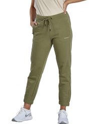 Erima Spodnie dresowe "Comfy" w kolorze khaki rozmiar: XL. Brązowe spodnie dresowe damskie Erima, xl, bez wzorów, z bawełny. Za 110.29 zł.