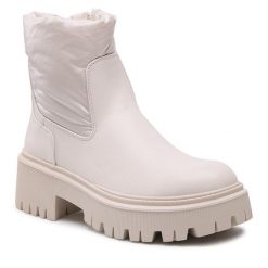 Botki DeeZee. Botki damskie DeeZee, bez obcasa, na słupku, bez zapięcia. Za 199.99 zł.
