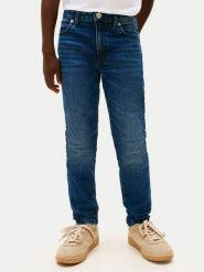 Tommy Hilfiger Jeansy KB0KB10040 M Granatowy Straight Fit. Niebieskie jeansy chłopięce Tommy Hilfiger, z bawełny. Za 209.99 zł.