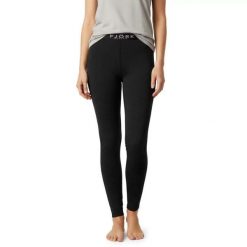 Damskie legginsy termoaktywne ze 100% wełny merynosów - Bjork 210. Niebieskie legginsy damskie FJORK MERINO, xl, bez wzorów, z materiału. Za 289.00 zł.