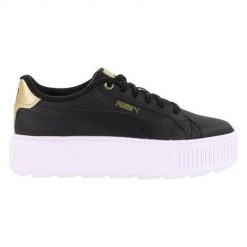 Buty do chodzenia damskie Puma Karmen Distressed. Czarne obuwie sportowe damskie Puma, z materiału, bez zapięcia, trekkingowe. Za 357.00 zł.